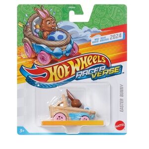 Hot Wheels Racer Verse Diecast Car/Vehicle - Easter Bunny in Basket 2024 - NEW!